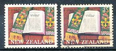 NEW ZEALAND   - 1968   Maori Bible  -  FINE  MINT and USED