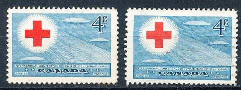 CANADA  1952  -    Red Cross   -  MINT and  FINE USED