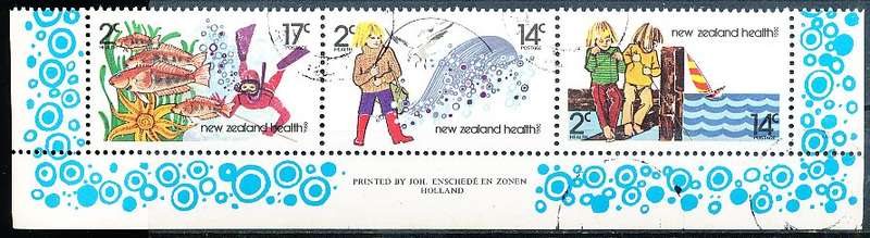 NEW ZEALAND   - 1980   Health Stamps - Fishing  SET -   FINE USED