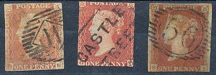 GB -   QVIC  -   PENNY  REDS  IMPERF    -  FINE USED