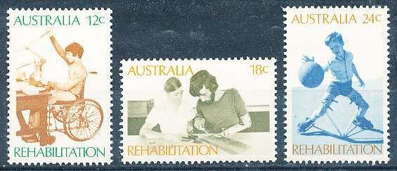 AUSTRALIA  1972 -   Rehabilitation  SET -  FINE MINT