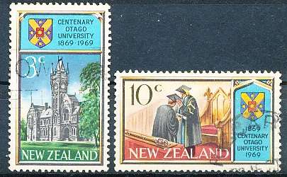 NEW ZEALAND   - 1969    Otago University   -  FINE   USED