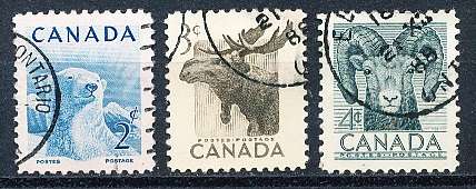 CANADA  1953  -  National Wildlife Week  FULL SET   -  FINE USED