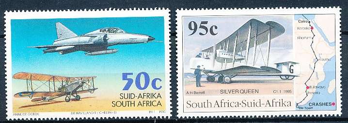 RSA -  1995  - Aviation Anniversaries  SET  - FINE   MINT