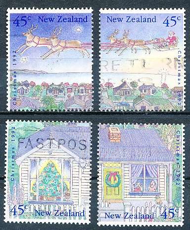 NEW ZEALAND   - 1992      Christmas      - FINE USED