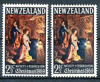 NEW ZEALAND   - 1969   Christmas  -  FINE  MINT and USED