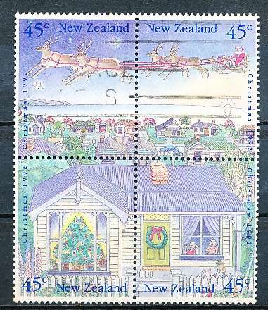 NEW ZEALAND   - 1992      Christmas      - FINE USED