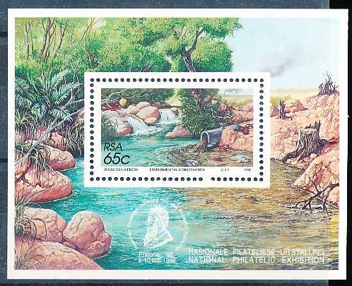 RSA  - 1992 -   Environmental Conservation   MINI-SHEET  - FINE MINT