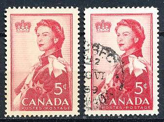 CANADA  1959  -   Royal Visit  -  MINT and FINE USED