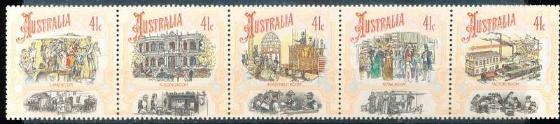 AUSTRALIA  1990 -   Colonization of Australia  SET -   FINE  MINT