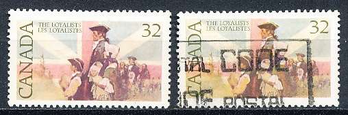 CANADA  1984  -    United Empire Loyalists -  FINE  MINT and USED