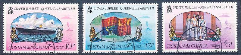 TRISTAN da CUNHA  - 1977   Regency of QE   SET  -    FINE  USED