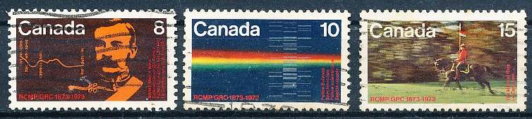 CANADA  1973  -  Royal Canadian Mounted Police  FULL  SET -   FINE  USED