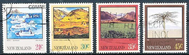 NEW ZEALAND   - 1983   Paintings by Rita Angus  -   FINE USED