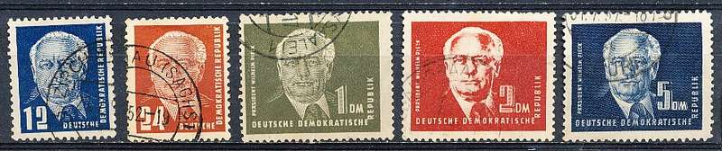 GERMANY  DDR   1950  - President Wilhelm Pieck  FULL SET     -   FINE USED