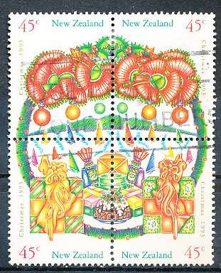 NEW ZEALAND   - 1993   Christmas     - FINE USED