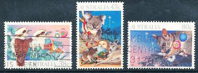 AUSTRALIA  1990 -   Christmas  SET -   FINE  USED