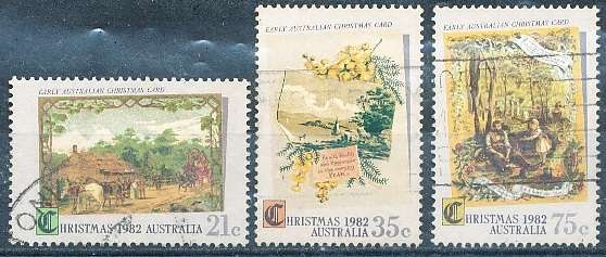 AUSTRALIA  1982 -  Christmas   SET   -   FINE USED
