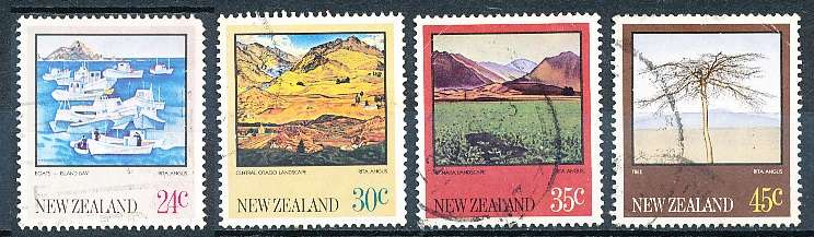 NEW ZEALAND   - 1983   Paintings by Rita Angus  -   FINE USED