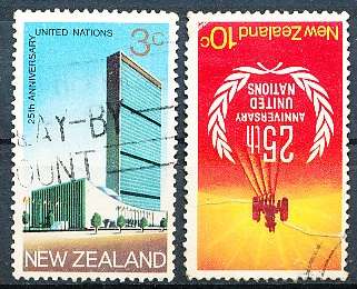 NEW ZEALAND   - 1970    United Nations  -  FINE  USED