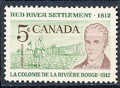 CANADA  1962  -   Red River Settlement  -  MINT