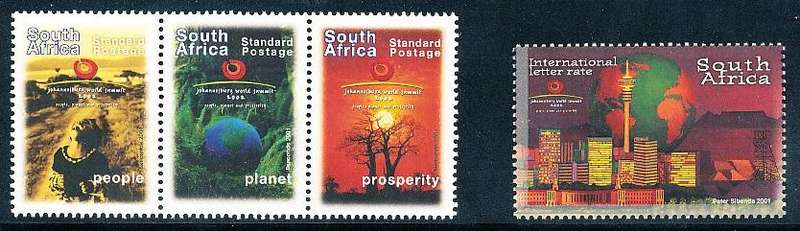 RSA  -   2002 -   World Summit on Sustainable Development   FULL  SET   - FINE   MINT