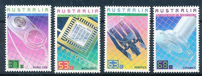 AUSTRALIA  1987 -  Achievements in Technology  SET  -   FINE  MINT