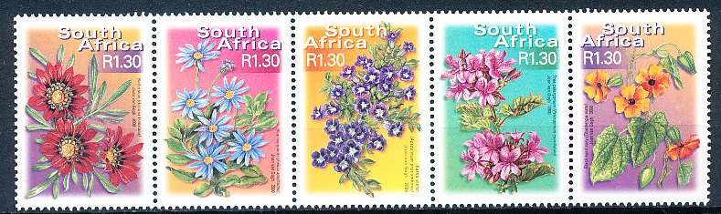 RSA -  2001 -  R1.30   Flora   SET -   FINE  MINT