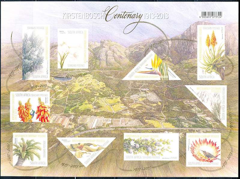 RSA  - 2013  -    Kirstenbosch Botanical Garden SHEET - FINE MINT
