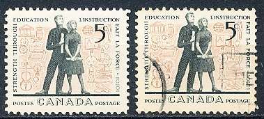 CANADA  1962  -  Education Year  -  MINT and FINE USED