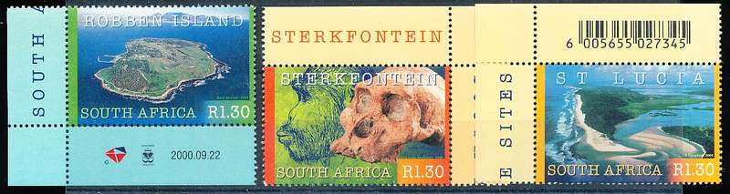 RSA -  2000  -   World Heritage Sites     - FINE  MINT