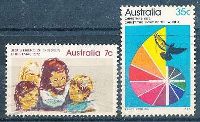 AUSTRALIA  1972 -   Christmas  SET   -  FINE USED