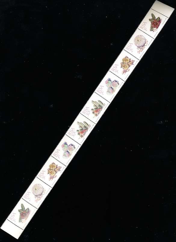 RSA - 1993 5th DEFIN ISSUE `SUCCULENTS` - READERS DIGEST STRIP OF 10   -   FINE   MINT