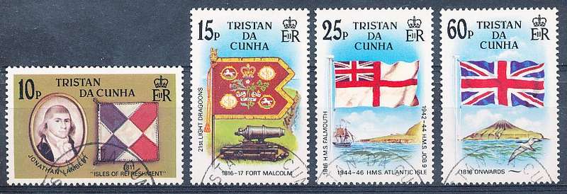 TRISTAN da CUNHA  - 1985   Flags  SET  -  FINE  USED