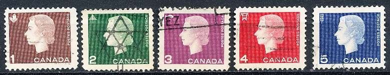 CANADA  1962  -    Queen Elizabeth II  FULL SET   -  FINE USED