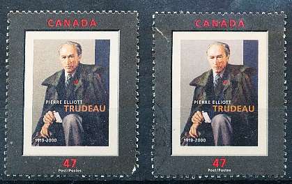 CANADA  2001  -    Pierre Trudeau (Former Prime Minister)   -  FINE  MINT and   USED