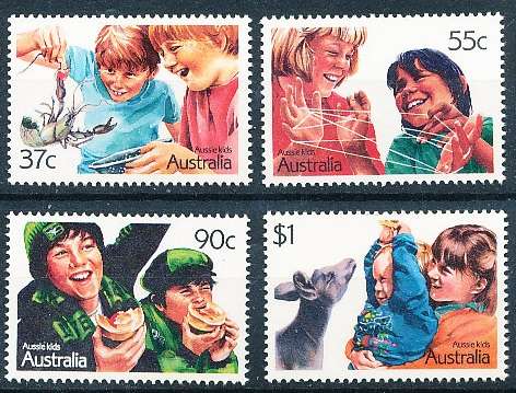 AUSTRALIA  1987 -   Children  SET  -   FINE  MINT