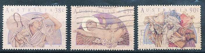 AUSTRALIA  1991 -    Christmas  SET -   FINE  USED