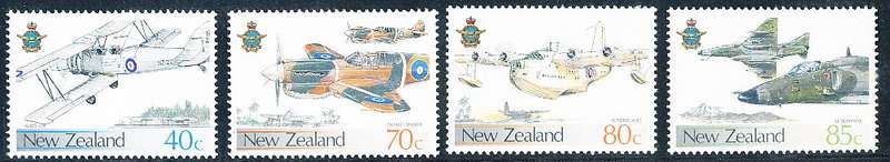 NEW ZEALAND   - 1987   New Zealand Air Force  SET -    FINE MINT