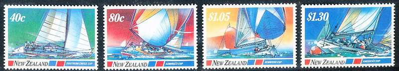 NEW ZEALAND   - 1987  Yachting Events   -     FINE MINT