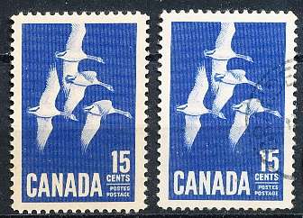 CANADA  1963  -   Canada Geese  -  MINT and FINE USED