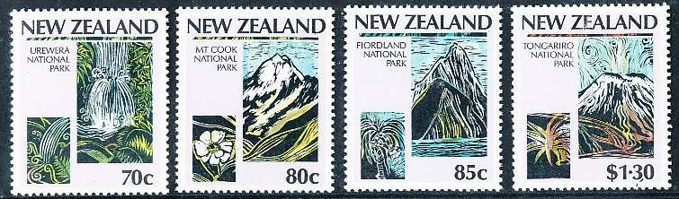 NEW ZEALAND   - 1987   National Parks Movement  -    FINE MINT