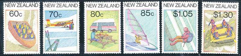 NEW ZEALAND   - 1987   Tourism  SET -    FINE MINT
