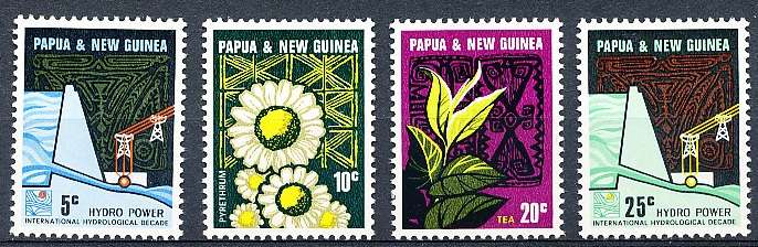 PAPUA NEW GUINEA 1967  -    Laloki River Hydro-electric Scheme   FULL  SET    -  FINE  MINT