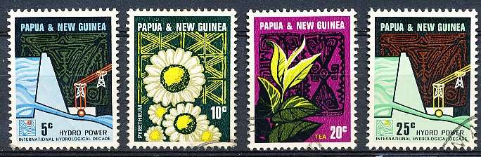 PAPUA NEW GUINEA 1967  -    Laloki River Hydro-electric Scheme   FULL  SET    -  FINE  USED