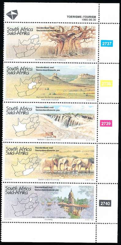 RSA   -  1995  -  Tourism  CONTROL BLOCK  - FINE  MINT
