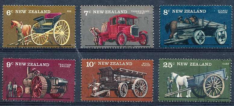 NEW ZEALAND   - 1976   Vintage Farm Transport    SET  -    FINE USED