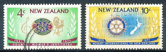 NEW ZEALAND   - 1971   Rotary International   -    FINE USED