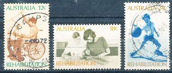AUSTRALIA  1972 -   Rehabilitation  SET -  FINE USED