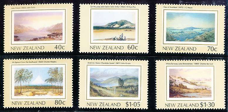 NEW ZEALAND   - 1988   Heritage - The Land   SET -    FINE MINT